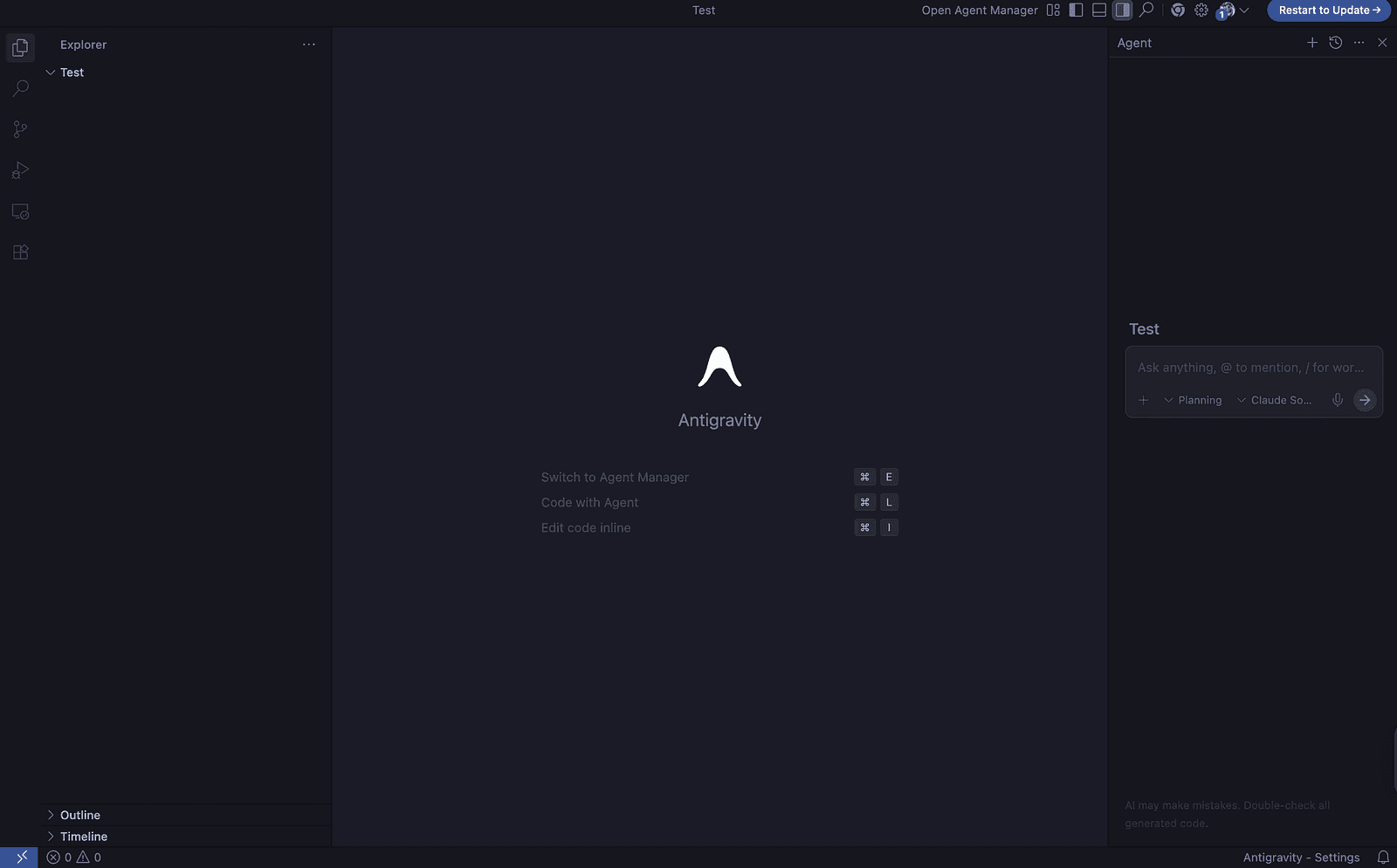 Antigravity UI