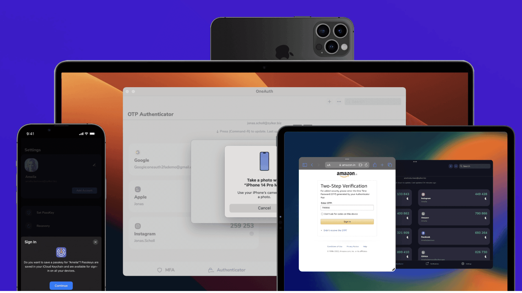 Launching Zoho OneAuth - A True MFA App problem image 1