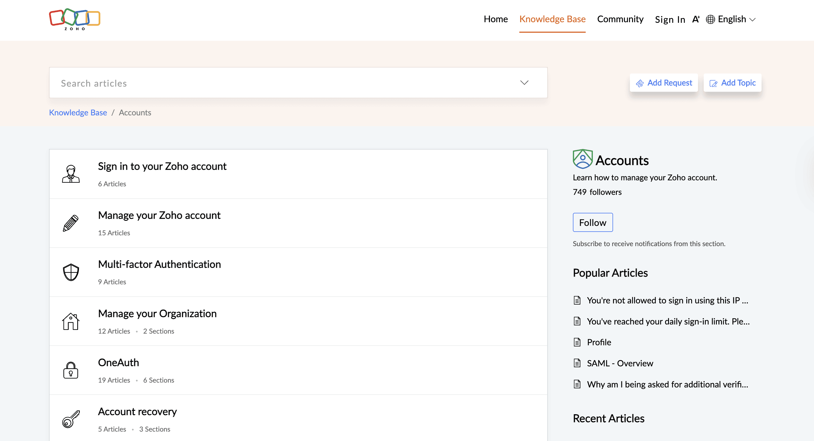 Zoho's Identiy Access Management challenge image 2